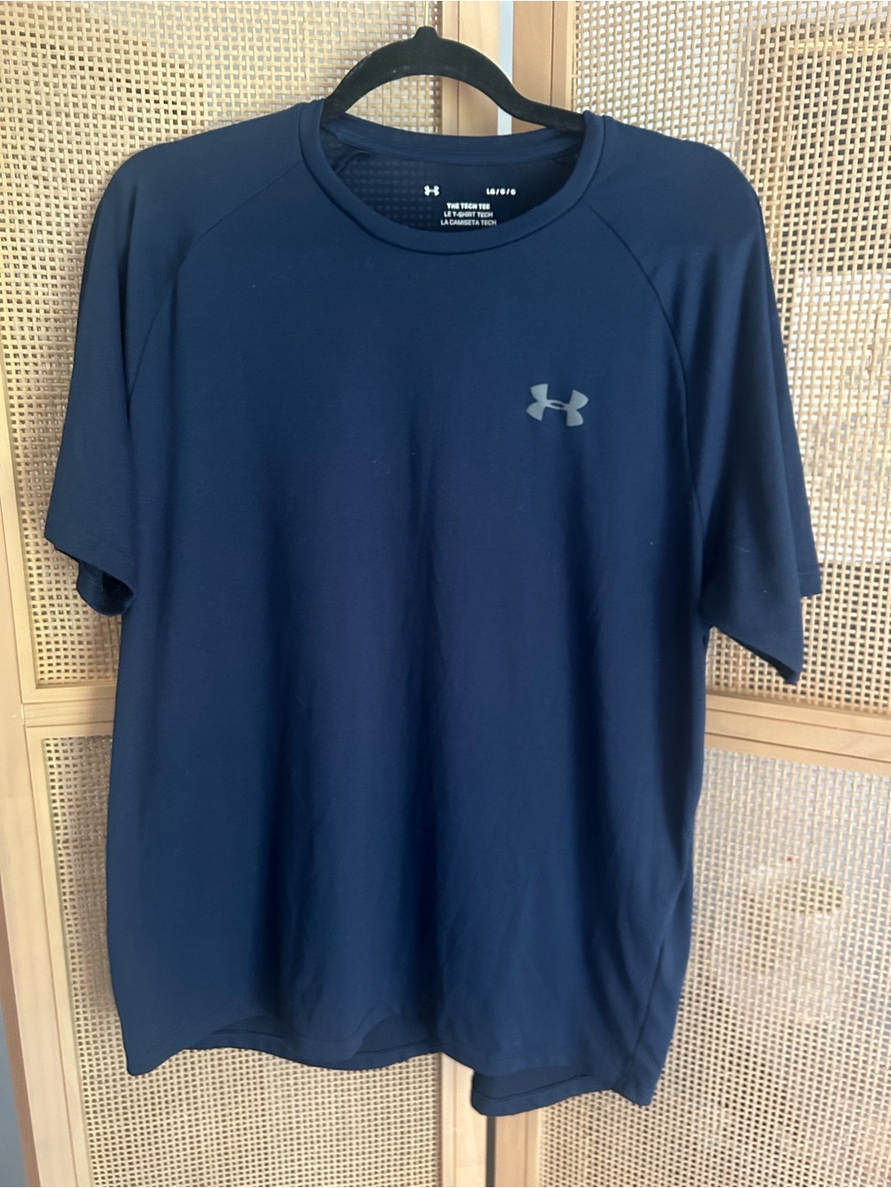 LG Navy Blue Short-Sleeve Athletic Tee